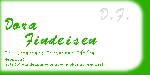 dora findeisen business card